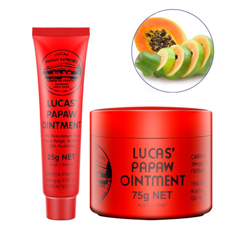 Australia Lucas PAPAW Ointment Diaper Rash Cream Wound Care Papaya Skin