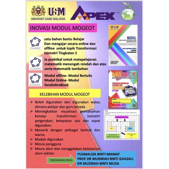 printable module math emogeot Topik transformasi Isometri Matematik