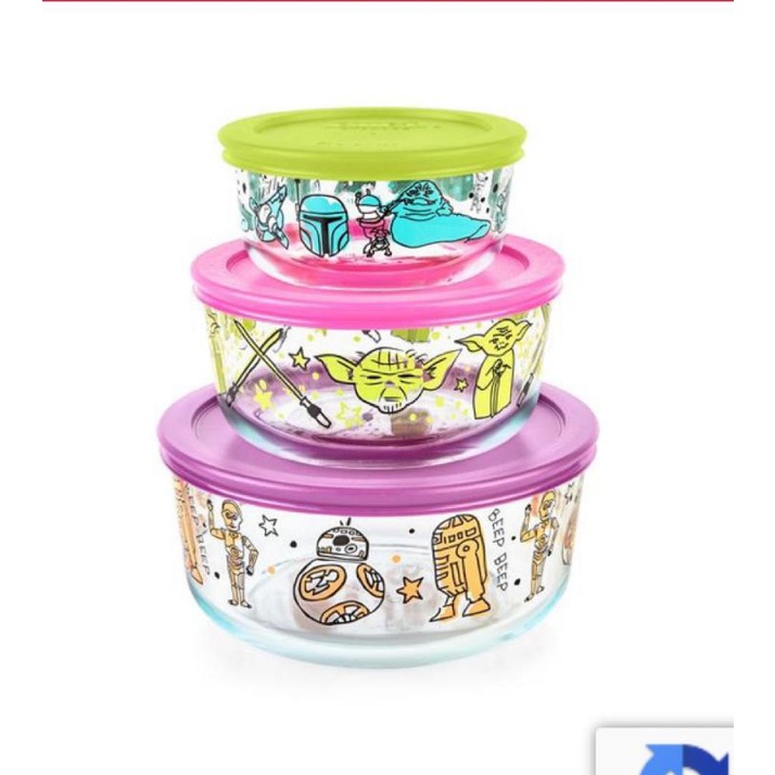 Pyrex USA Star Wars/Disney Decorated 