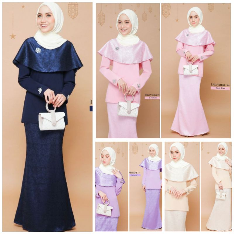 Baju Kurung Daryana Ala Permaisuri 723daryana Kurung Modern Mini Kurung Peplum Baju Raya 6675