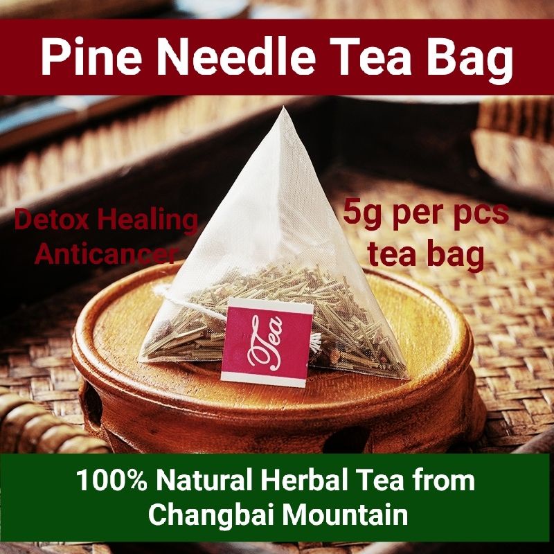 PINE NEEDLE TEA TEABAGS UNCANG TEH Detox Suramin VitC IMMUNE BOOSTER Healing松针茶包清毒松針茶 NATURAL READY TEH PINUS