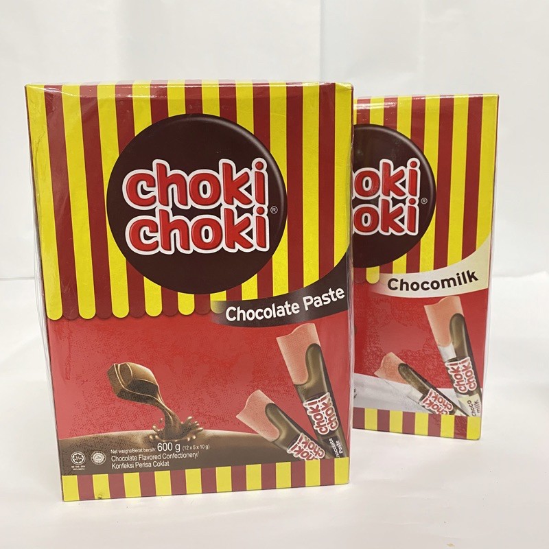 600g CHOKI CHOKI CHOCOLATE PASTE / (12pkt x 5sticks x 10g) Shopee Malaysia