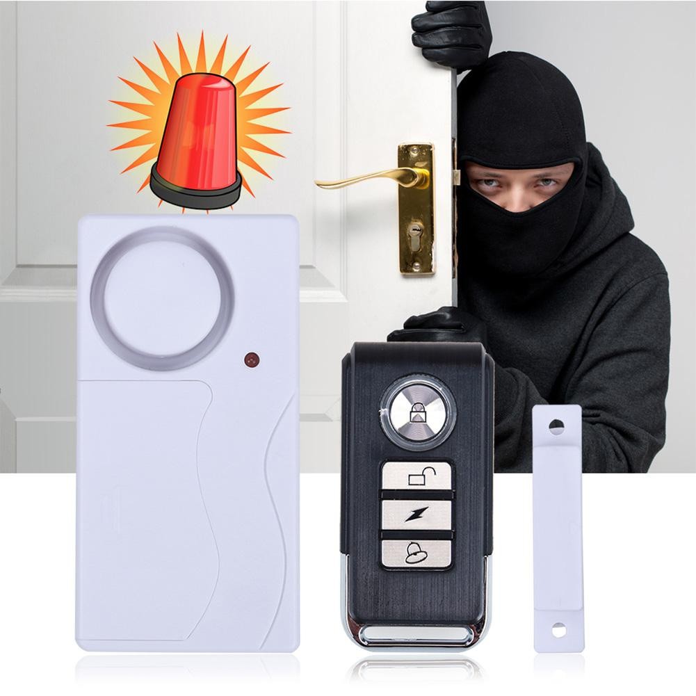 Door Window Entry Security Abs Wireless Remote Control Door Sensor