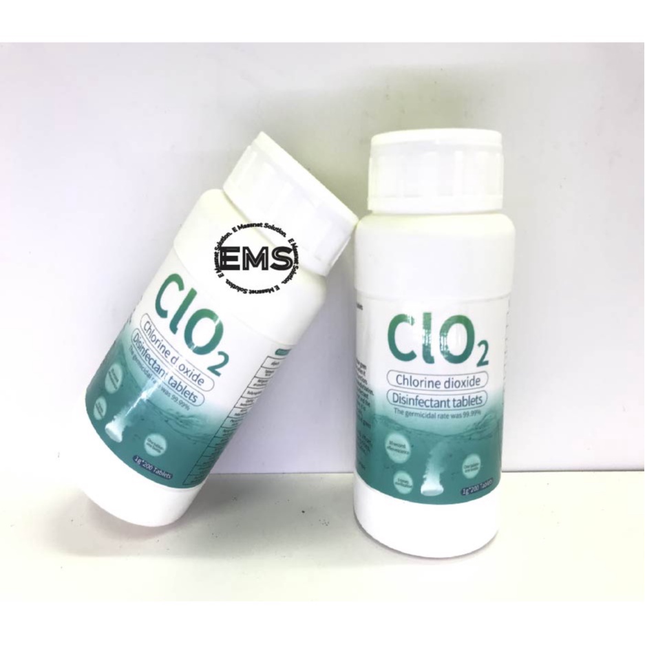 CLO2 Chlorine Dioxide Disinfectant Tablet, Effervescent tablet for