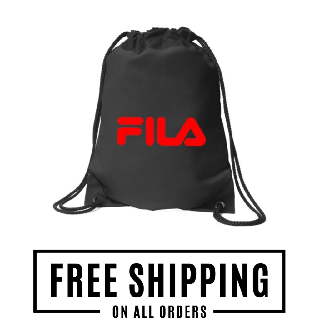 fila drawstring bag