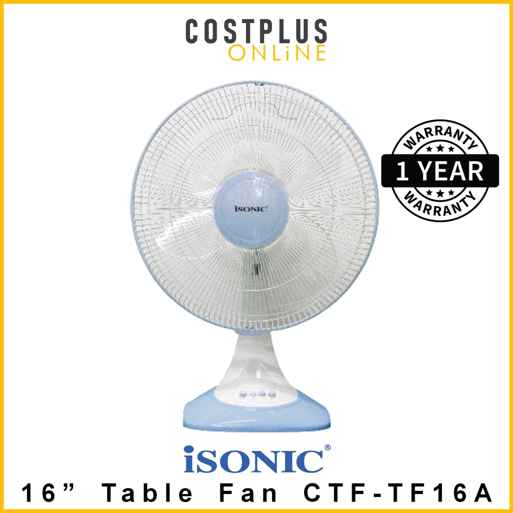 ISONIC 16" Table Fan CTF-TF16A | Shopee Malaysia