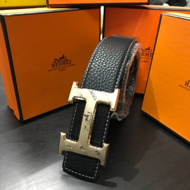 Ready Stock Hermes Belt Black Buckle New Design Shopee Malaysia