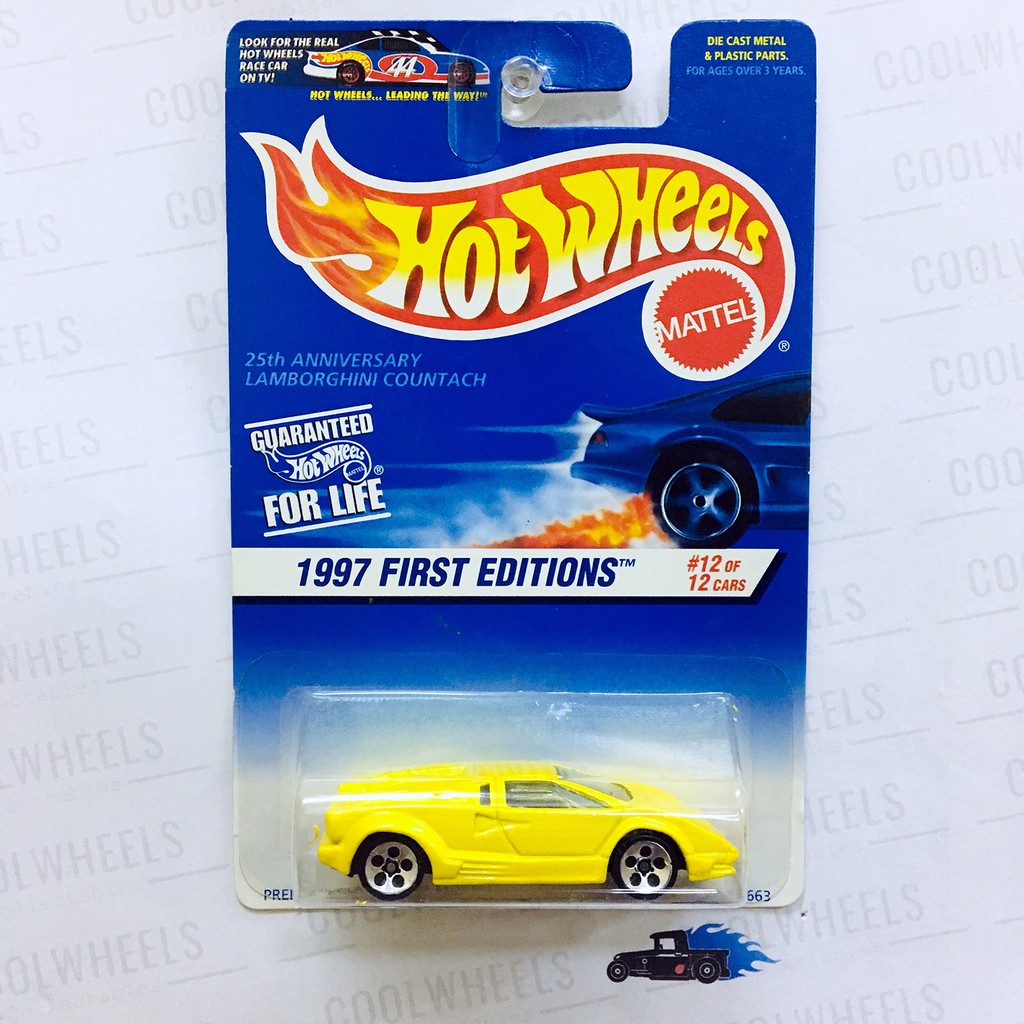 hot wheels lamborghini countach 25th anniversary