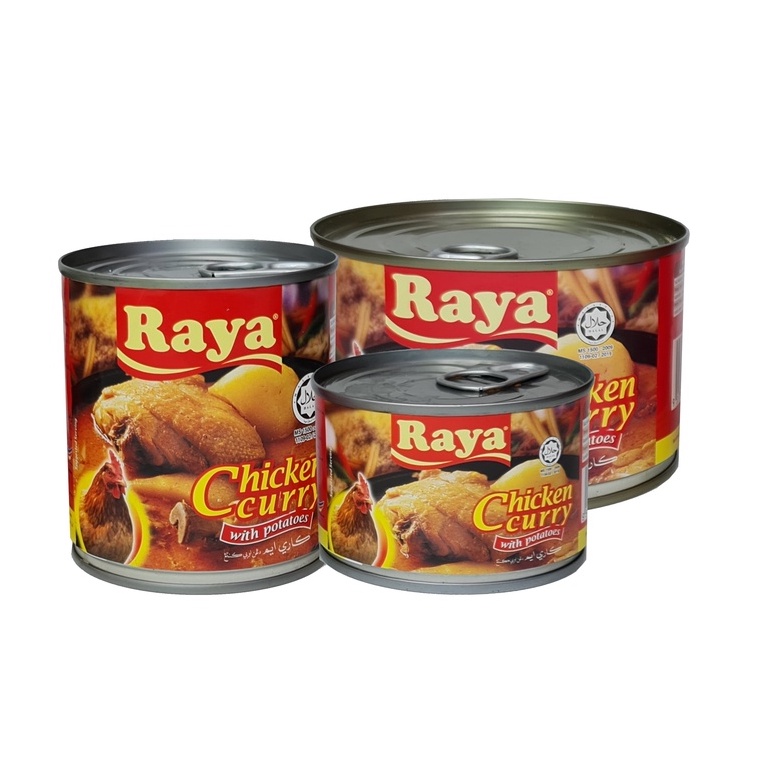 Raya Curry Chicken with Potatoes Canned Food *Halal*