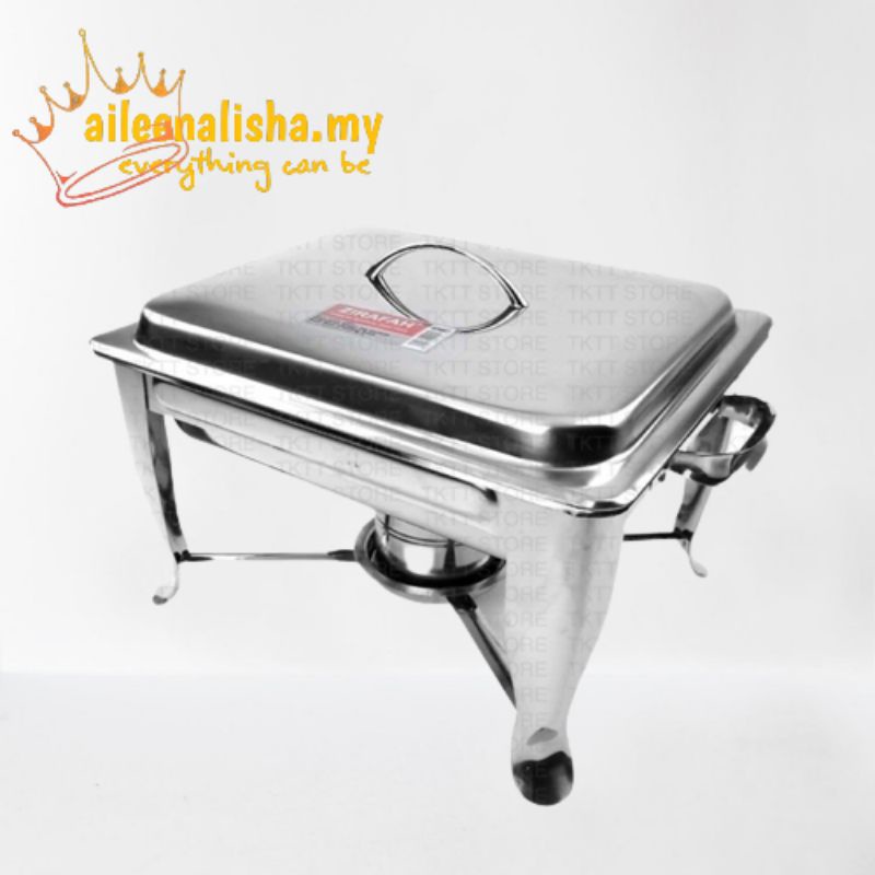 Half Size Chafing Dish 2Q Chafer Serving Buffet Set Food Display Tray Catering Set Tray Lauk