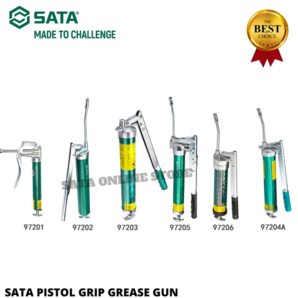 SATA HANDOPERATED GREASE GUN / HAND GREASE PUMP / 200CC / 400CC / HEAVY DUTY MANUL GREASE PUMP