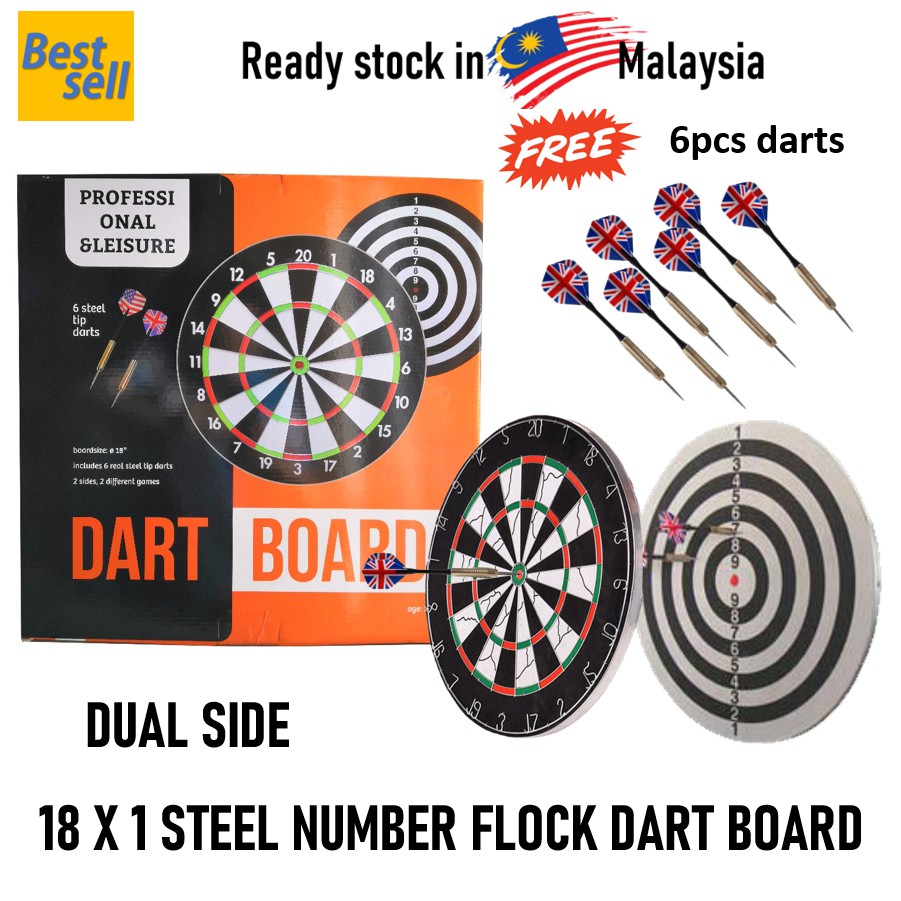 steel dart board