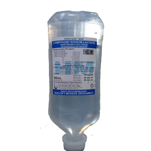 Infusol Compound Sodium Lactate Hartmann S Solution 500ml Exp 12 24