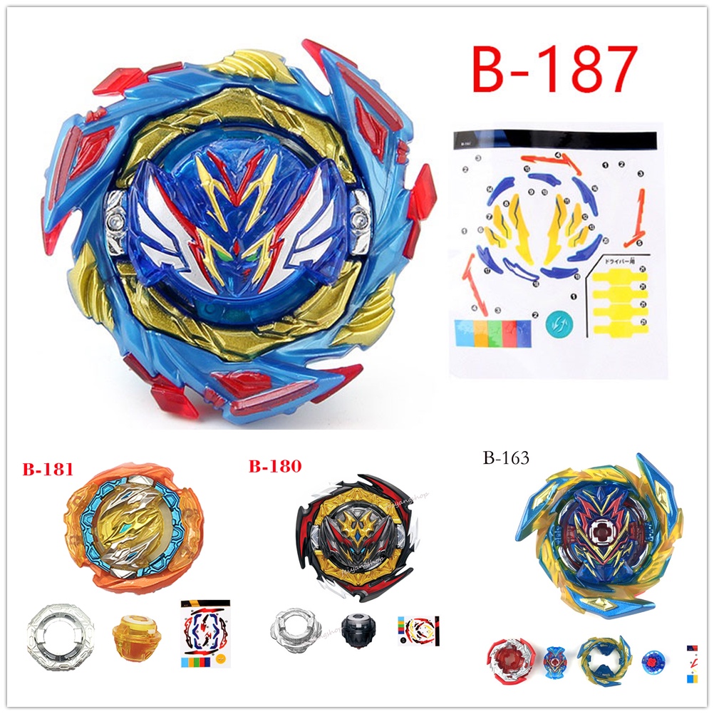 Beyblade Burst B-187 Savior Valkyrie B-173 Infinite Achilles 1B B-163 ...