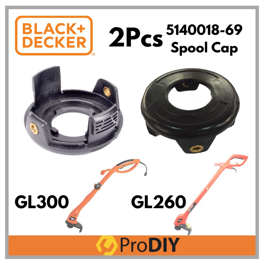 black and decker spool cap