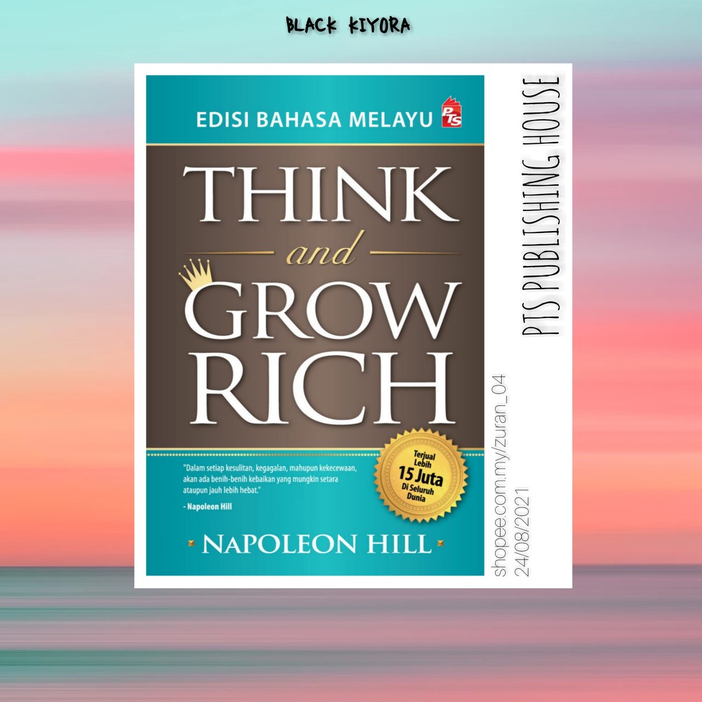 Think And Grow Rich Edisi Bahasa Melayu Napoleon Hill Pts Buku