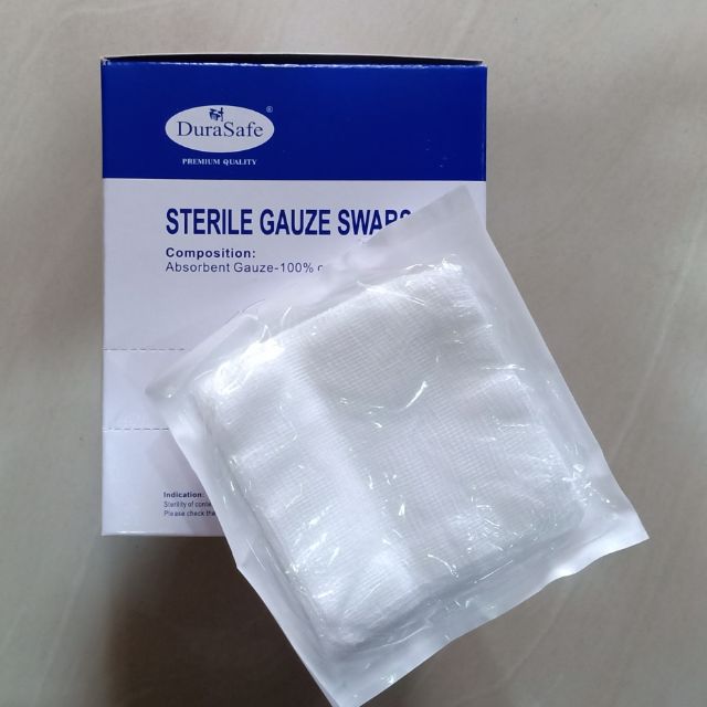 Sterile Gauze Swabs 10cm X 10cm X 12ply (100% Cotton) | Shopee Malaysia