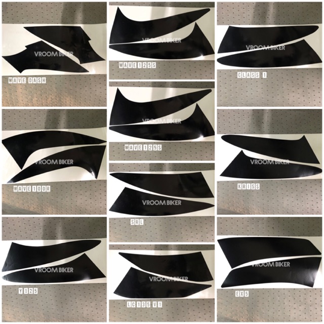 Motor Sticker Hitam Front Depan Background Number Plate Motor Sticker Hitam Front Depan Background Number Plate