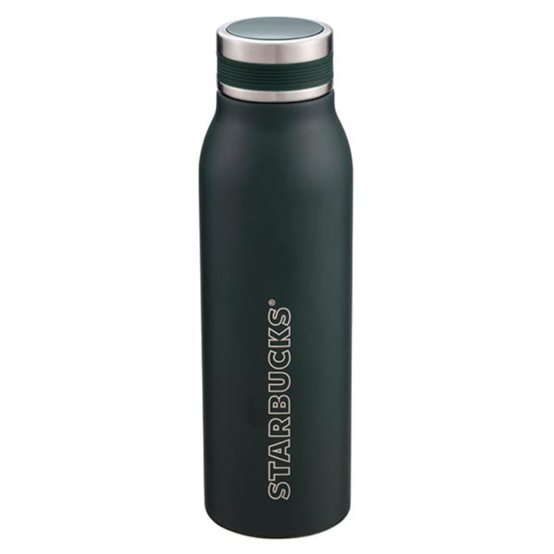 Starbucks Limited Edition Green Wordmark Stainless Steel Water Bottle ...