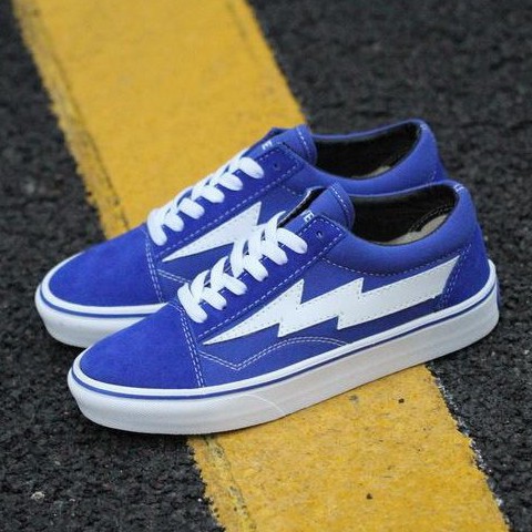 blue lighting vans