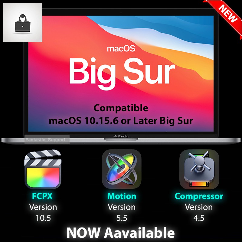 Final Cut Pro X Motion Compressor El Capitan High Sierra Mojave Catalina Big Sur Shopee Malaysia