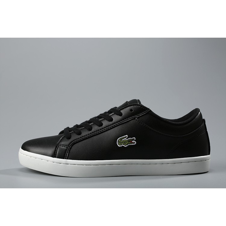 lacoste black shoes