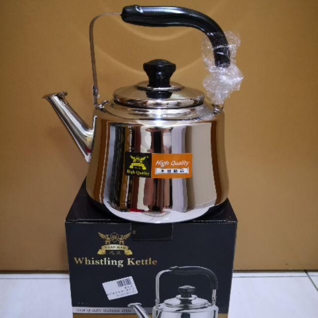 ️[Ready Stock] Yuan Hao High quality Classic Stainless Steel Whistling Kettle 2L - 7L