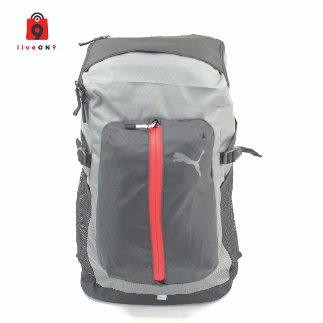 puma unisex red apex laptop backpack