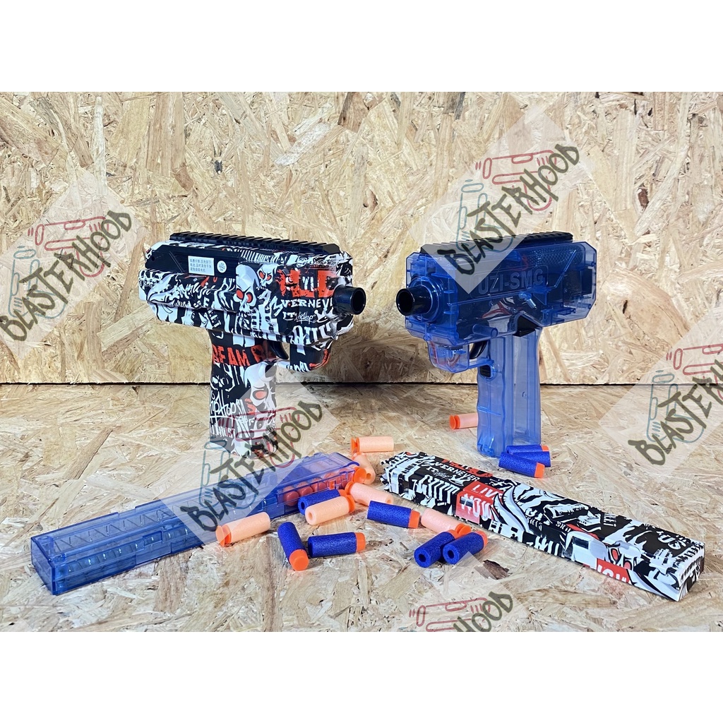 EVA UZI Electric Nerftoy Soft Foam Darts Blaster Children's Toy (Ready Stock) Shopee Malaysia