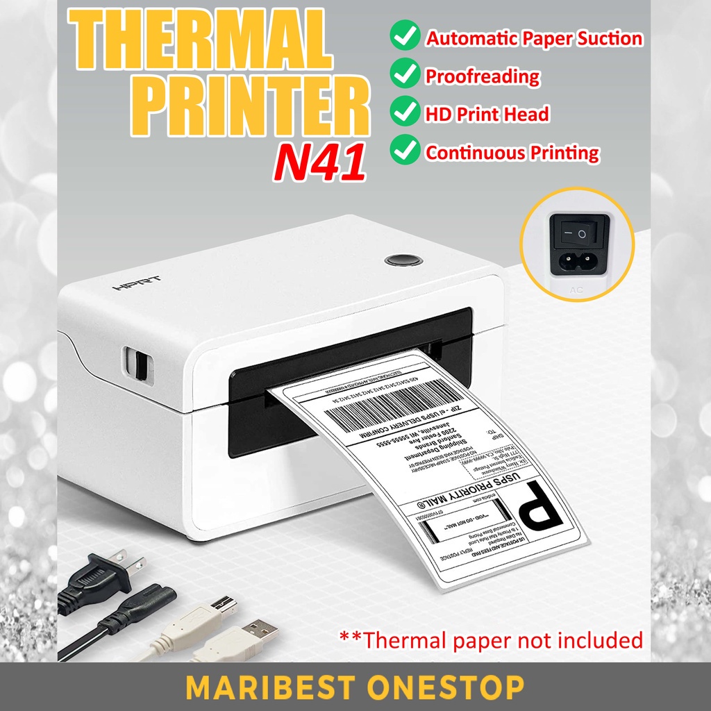 Cm Hprt N Thermal Printer A Usb Shipping Label Printer Air Waybill Barcode Thermal