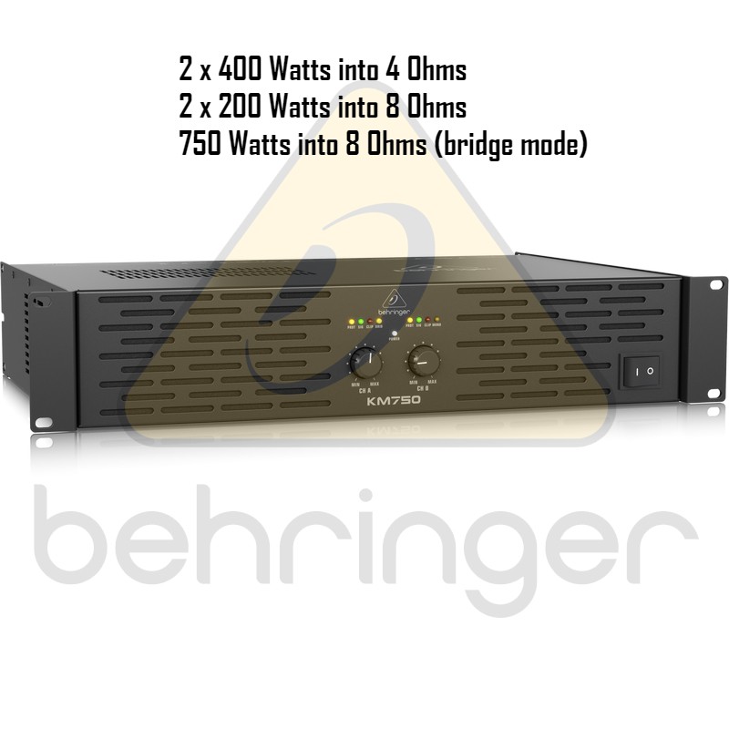 Behringer KM750 Stereo 750Watt Power Amplifier Shopee Malaysia