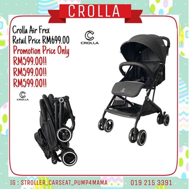 crolla air flex stroller
