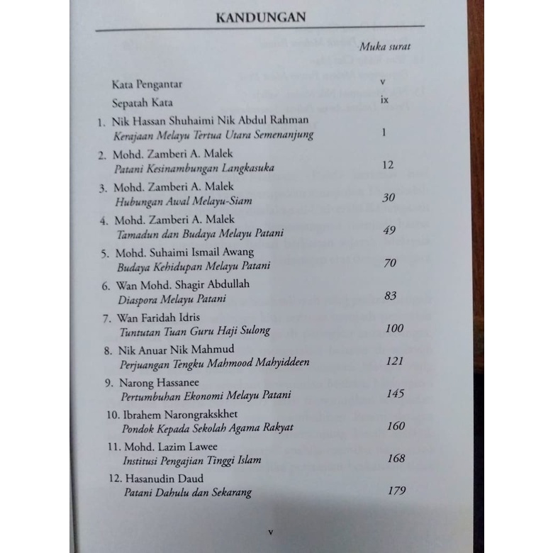 Buy Tamadun Dan Sosio Politik Melayu Patani Nik Anuar Nik Mahmud Mohd Zamberi A Malik Rak 11 Seetracker Malaysia