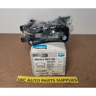 BENDIX METAL KING TITANIUM FRONT BRAKE PAD For MITSUBISHI 
