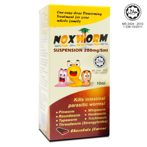 Noxworm Suspension 10ml - Deworming / Ubat Cacing