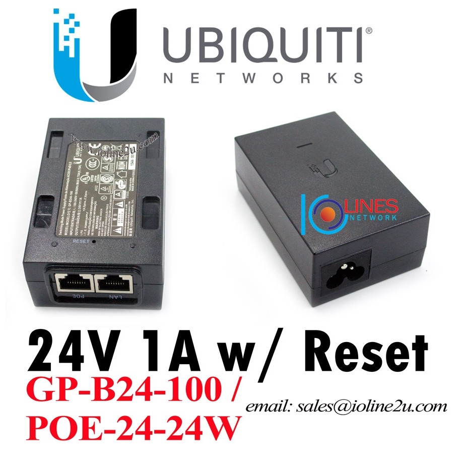 Ubiquiti UBNT Network 24V 1A POE2424W adapter injector GPB240100 AP