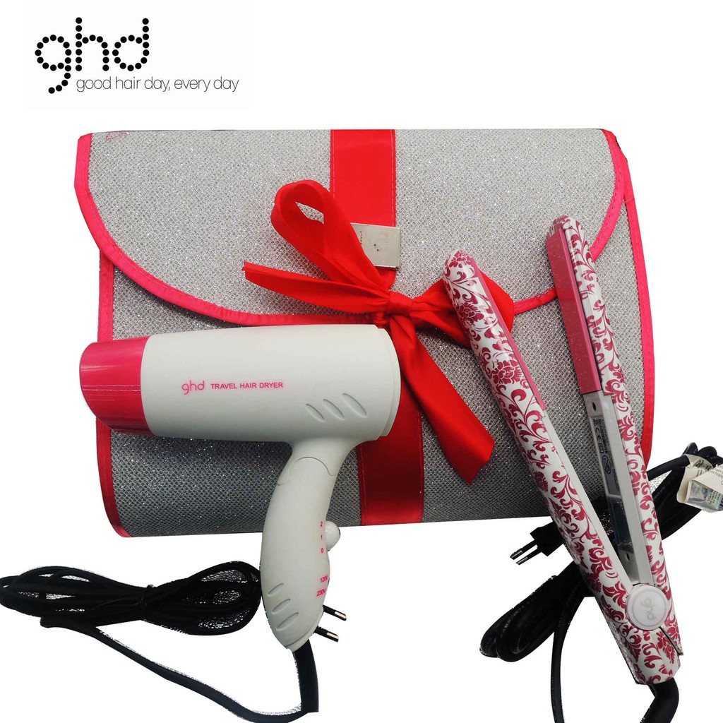 GHD Limited Edition Gift Set With Hair Dryer & Hair Straightener | Shopee  Malaysia