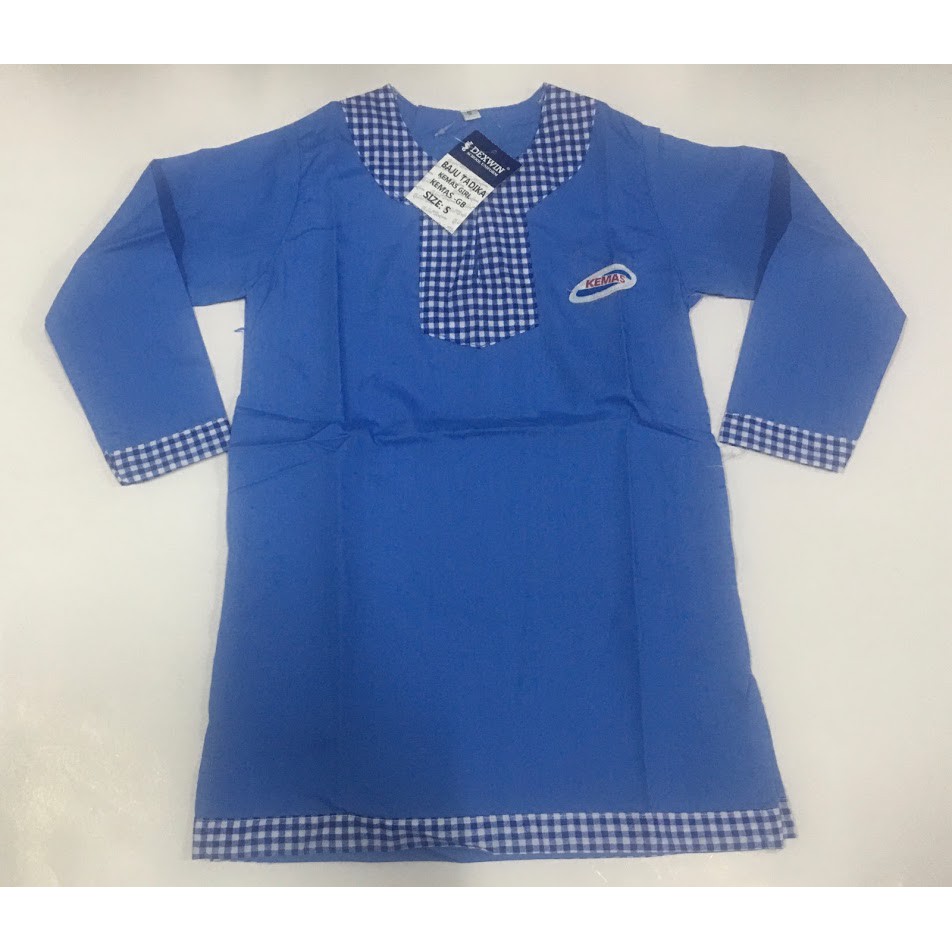 Baju tadika Kemas Perempuan Kain Cotton Sekolah (Baju Saja) | Shopee