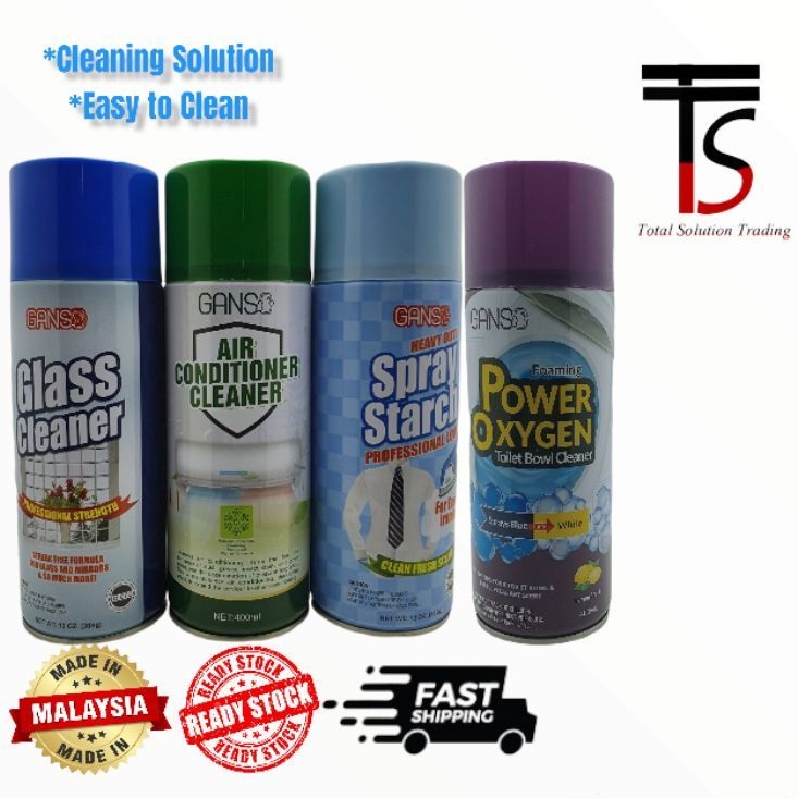 Ganso Spray/Glass Cleaning Spray/Aircond Spray/Starch/IroningSpray