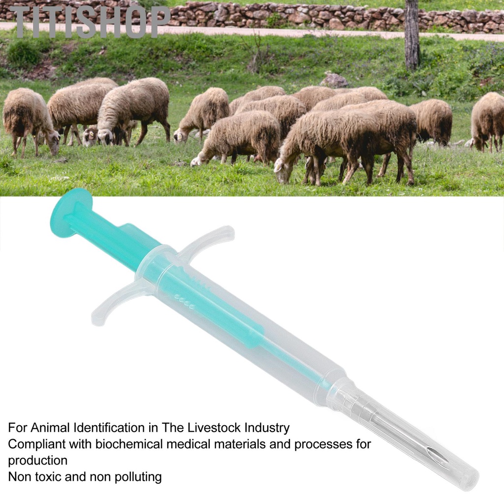 Multi Essential Titishop Animal Microchip Kit Toxic Prevent Slip Pet Implant ID Tag Cats Cattle Quarantine Breeding P... - Image 2