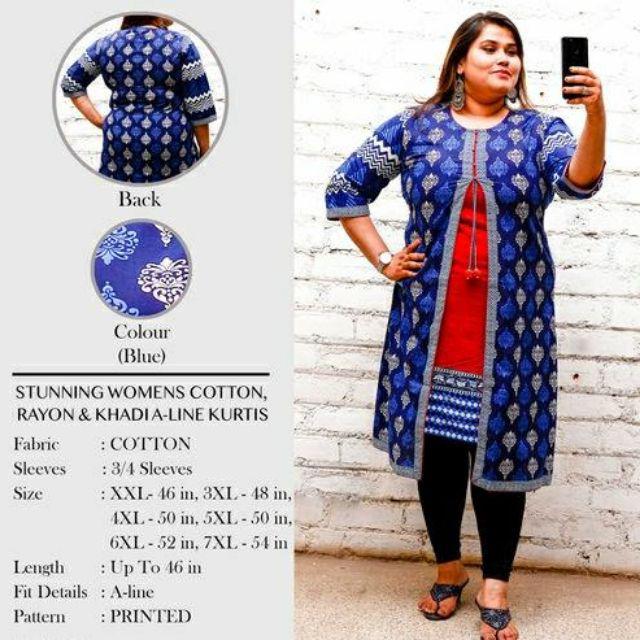 7xl size kurtis