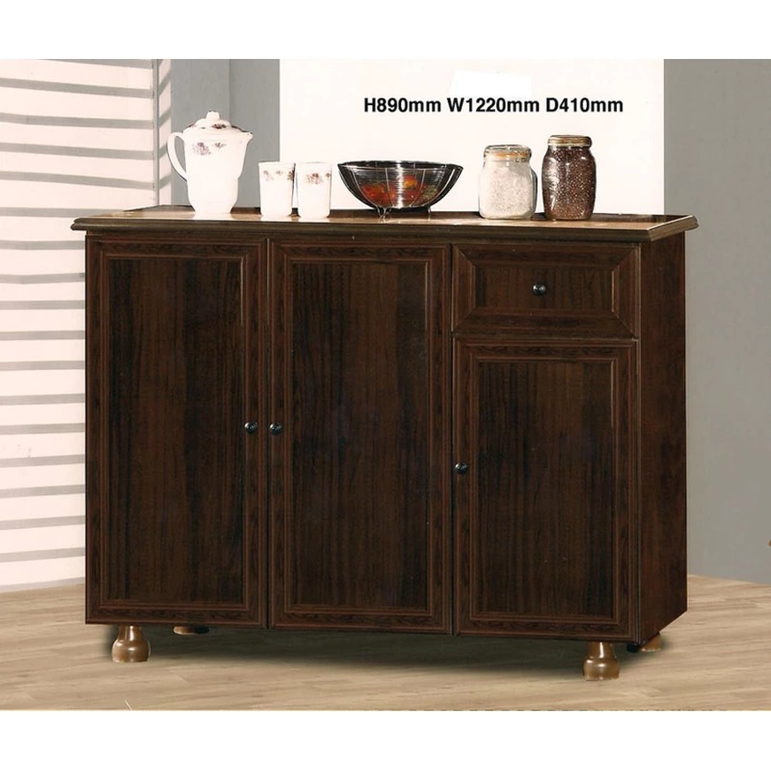 4ft Kitchen Cabinet 17 Wenge Shopee Malaysia