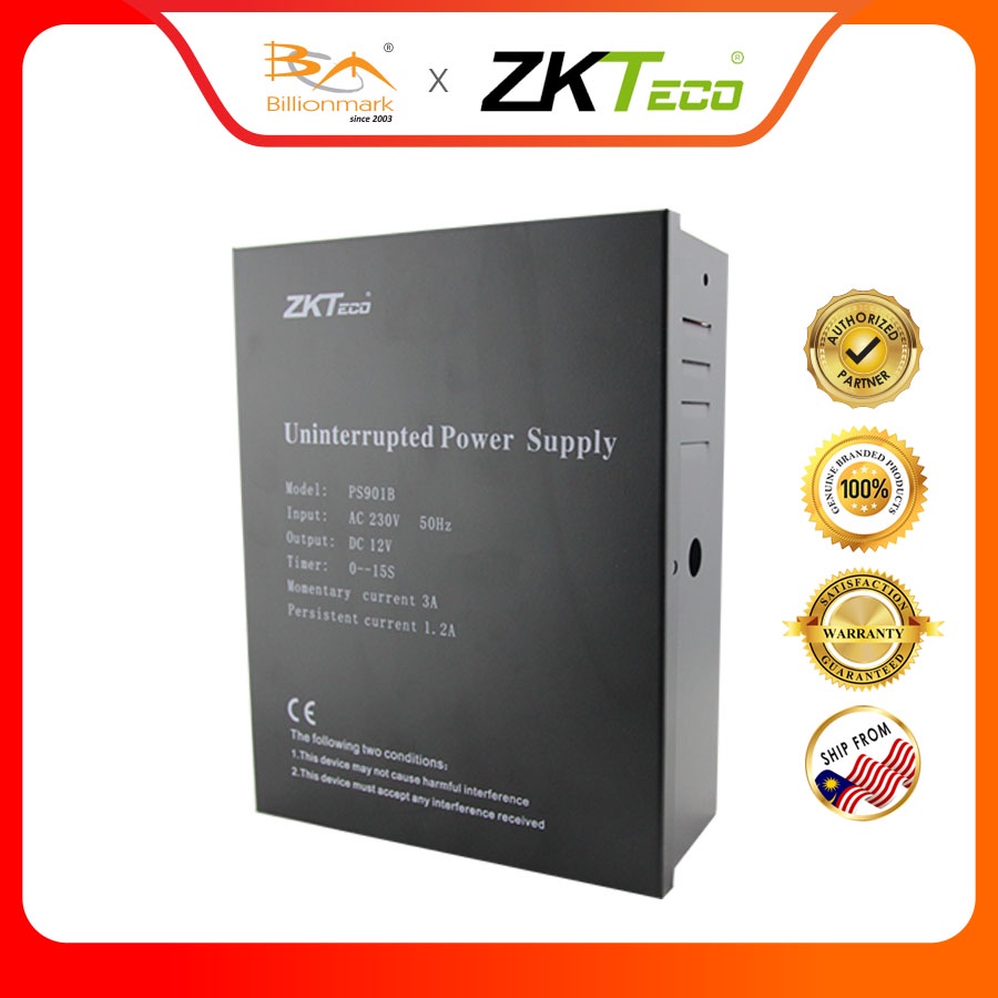 ZKTeco P1205B2 Uninterrupted Power Supply with Battery charger in