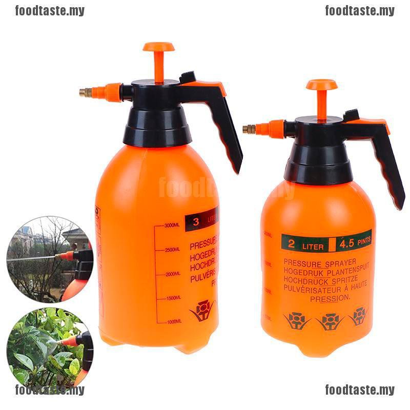 Garden Sprayer Pressure Trigger Bottle 0.8/1.5/2/3L Adjustable Copper Nozzle 