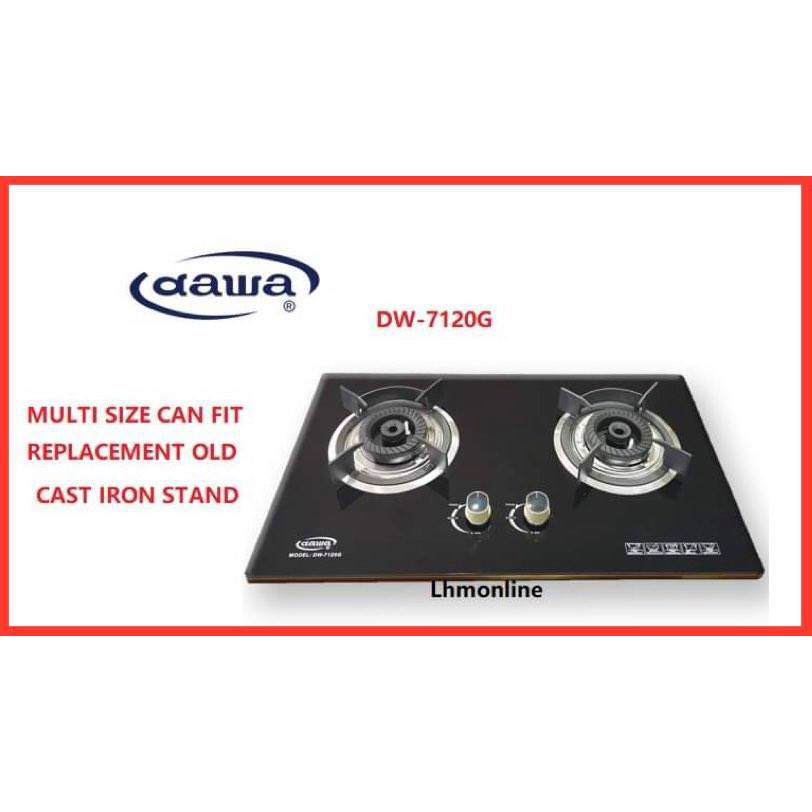 Dawa Dapur Kaca Built In Glass Gas Stove Replacement Multi Suze Dw 7120g Shopee Malaysia