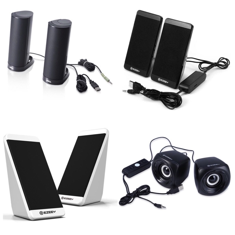 DELL AX210 USB Stereo Speaker 2.0 System Portable Computer Speaker PC