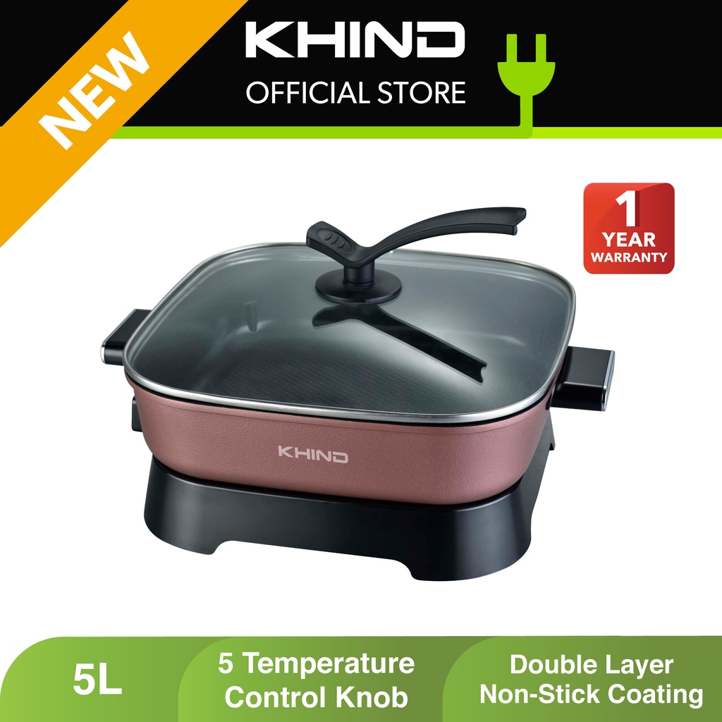 Khind 5L Multifunction Electric Skillet HP7000 (Sales)