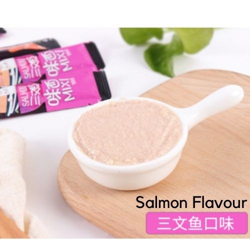 S3 MIXI Salmon, Chicken & Tuna 3 Flavours Liquid Cat Snack 15g/sachet 1pc Makanan Sihat Kucing Snek Kucing MIXI