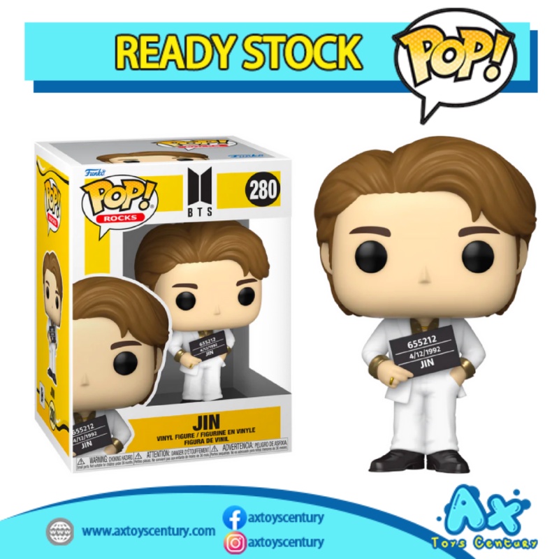 Funko Pop! Rocks: BTS - Jin (Butter) #280