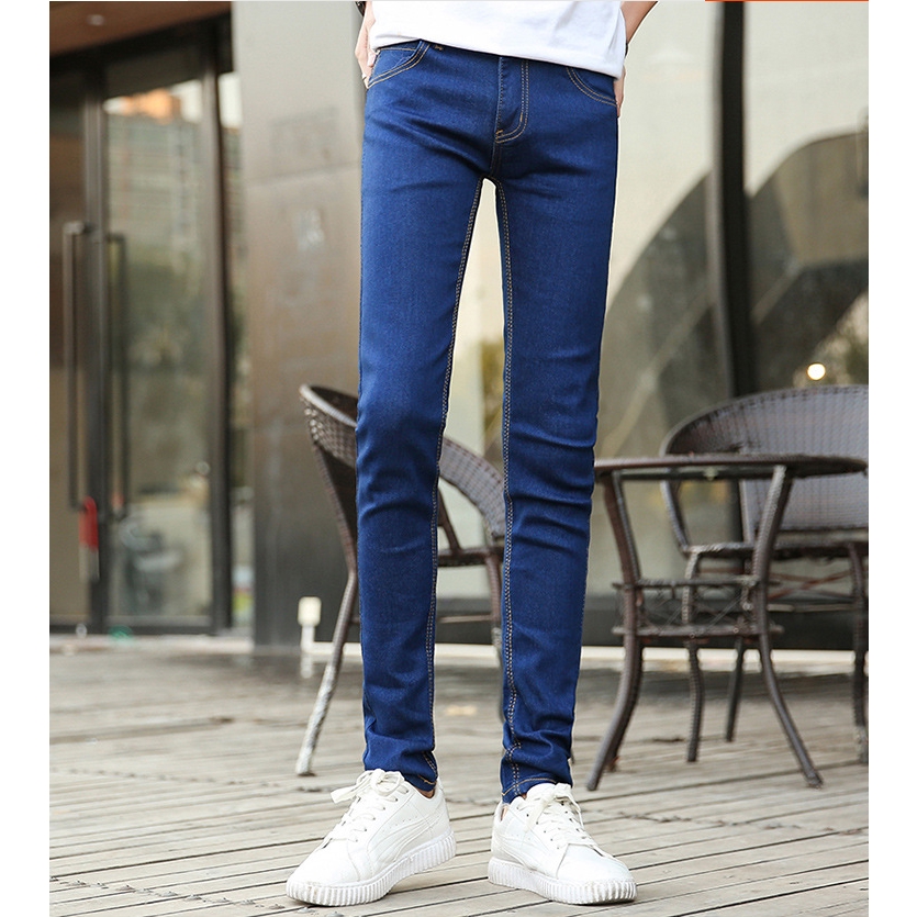 Seluar Jeans Men Jeans Trousers Slim Fit Pants Korea Style Pencil Pants Ready Stock Size 27 36 Shopee Malaysia